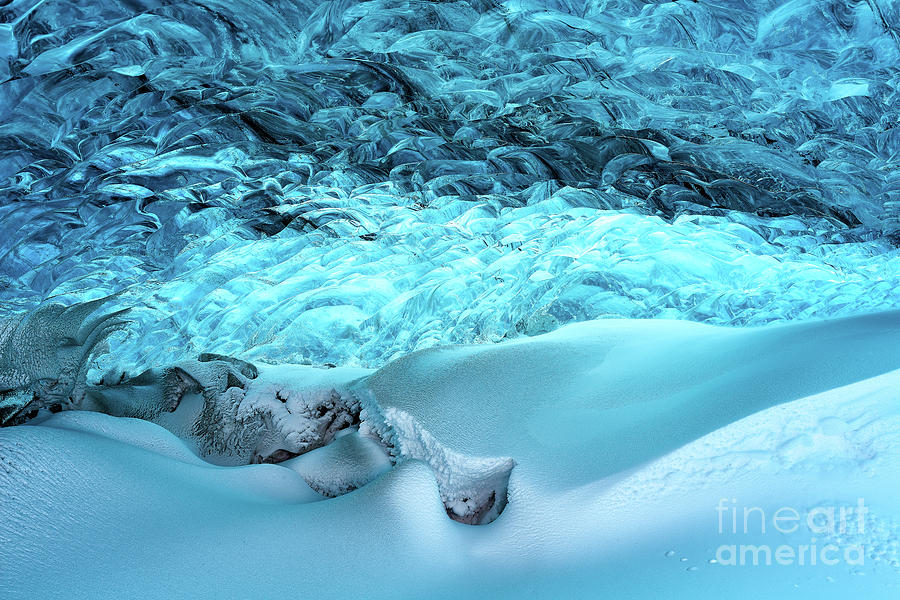 Ice Cave Sculptures Photograph by Mark Connell