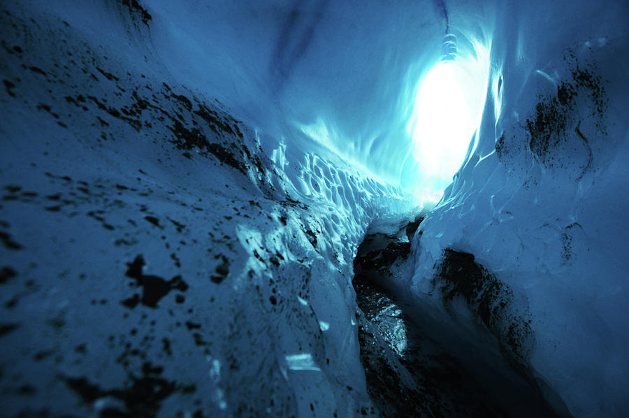 Ice Cave Wall Photograph by Piriya Photography