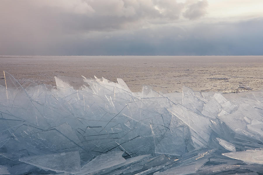 Ice Chunks On Lake Superior Photograph by Susan Dykstra / Design Pics