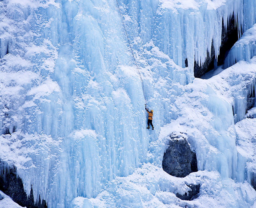 Ice Climbing Digital Art by Stefano Renier