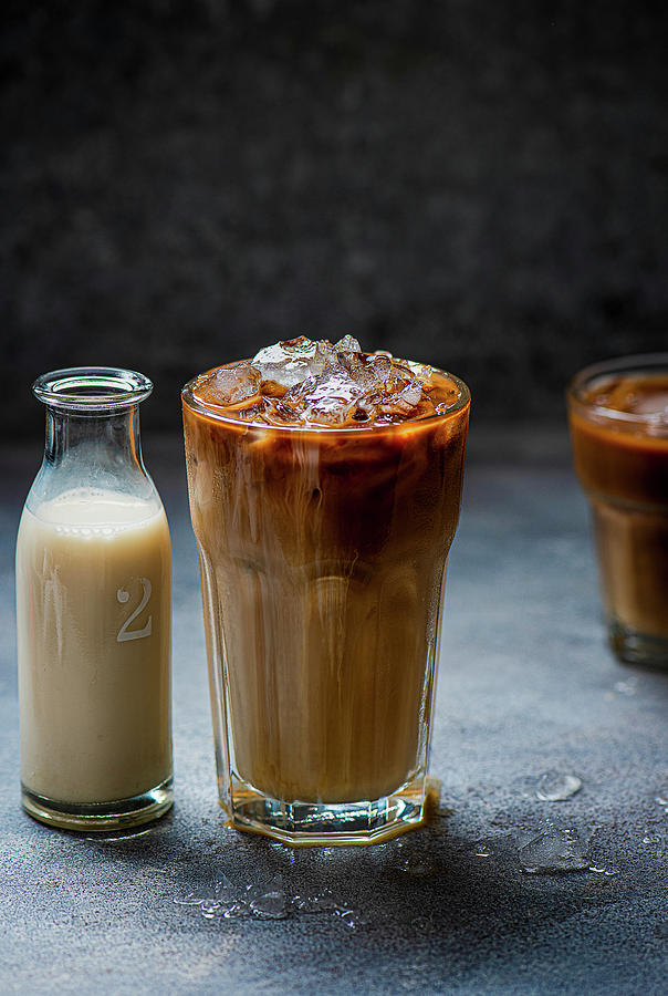 Ice Coffee With Almond Milk Photograph by Magdalena Hendey