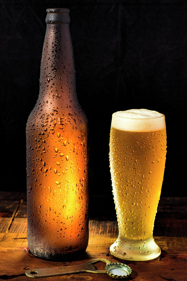 Ice Cold Beer - Freshly Poured Photograph by Daniel Hagerman