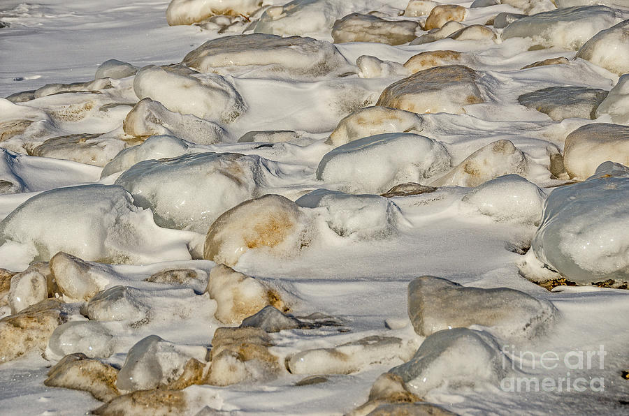 Ice Covered Snow and Sand by Sue Smith Ice Covered Snow and Sand by Sue Smith