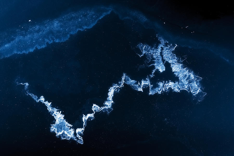 Ice Crack Photograph by Paolo Crocetta