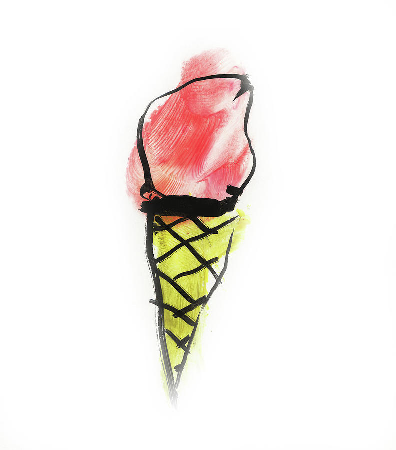Ice Cream Cone Digital Art by Heather Haworth