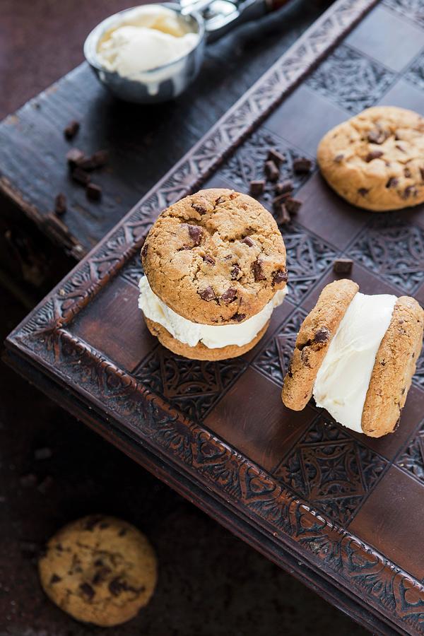 Ice Cream Cookie Sandwiches Photograph by Aniko Takacs