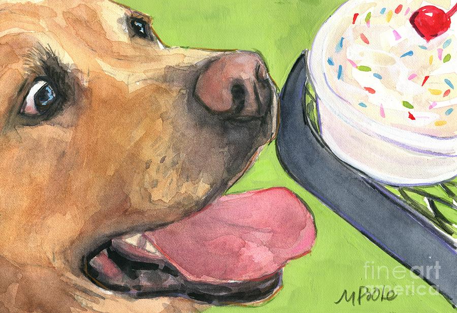 Ice Cream Painting by Molly Poole