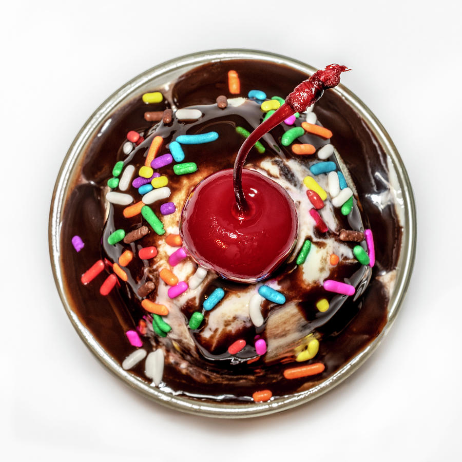 Ice Cream Photograph - Ice Cream Sundae by Sandi Kroll