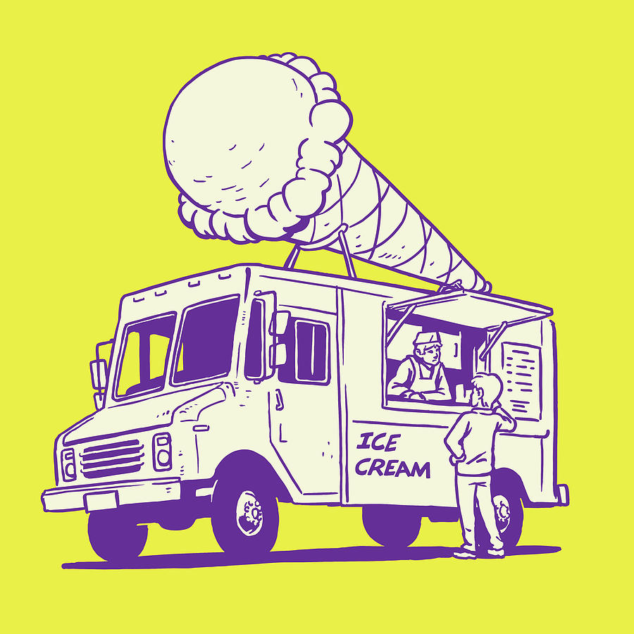 How to draw ice cream truck - ice cream truck coloring | Draw ice cream,  Coloring for kids, Ice cream truck