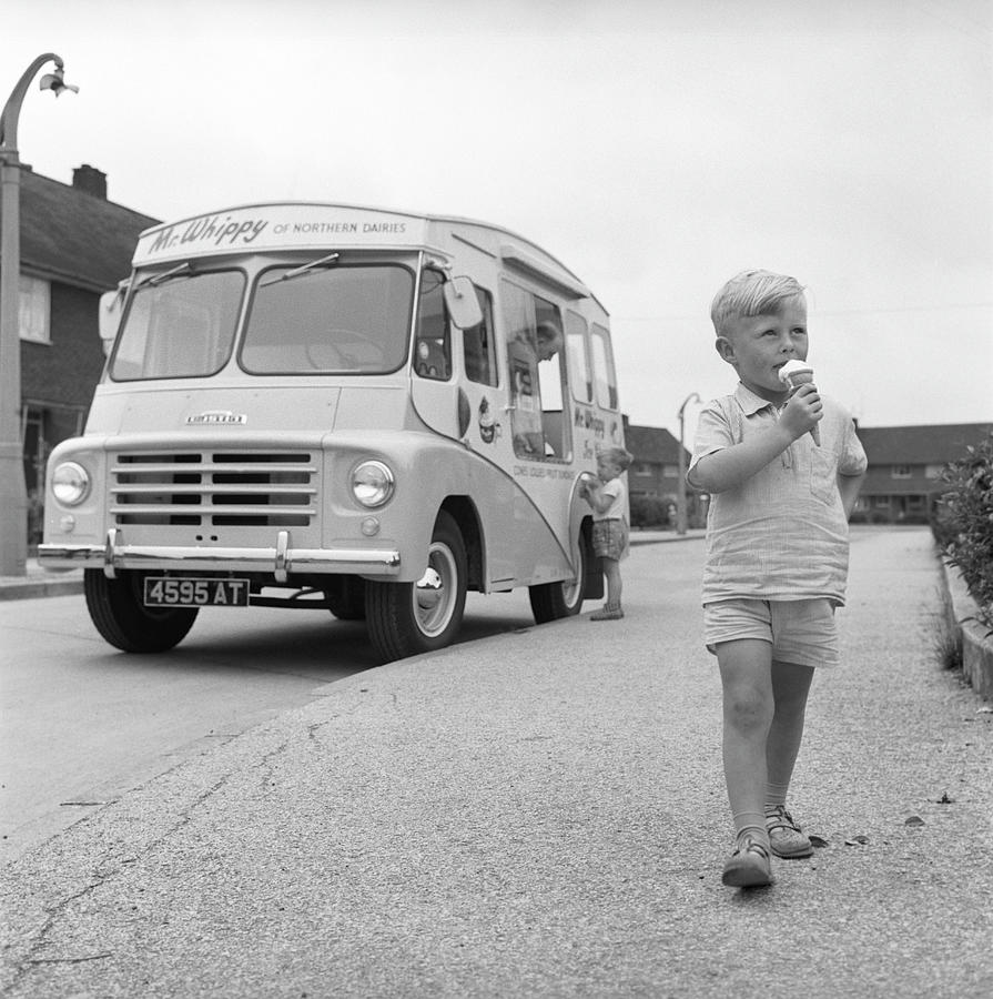 Ice Cream Van Photograph by Bert Hardy Advertising Archive