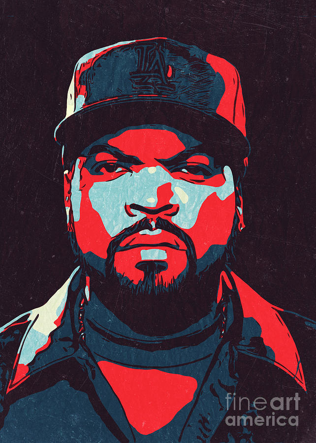 Ice Cube Artwork Digital Art by Taoteching Art