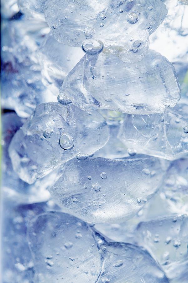 Ice Cubes Photograph by Christian Fischer - Fine Art America