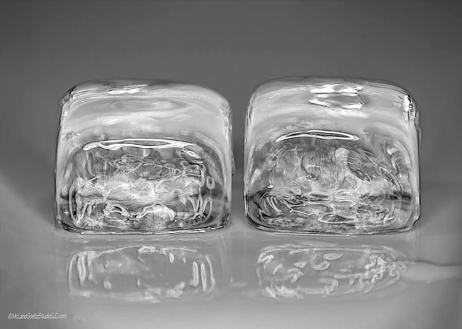 Ice Cubes Photograph by LeeAnn McLaneGoetz McLaneGoetzStudioLLCcom