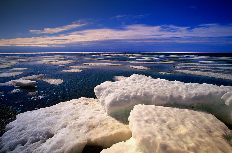 Nature Photograph - Ice Floe by Eastcott Momatiuk