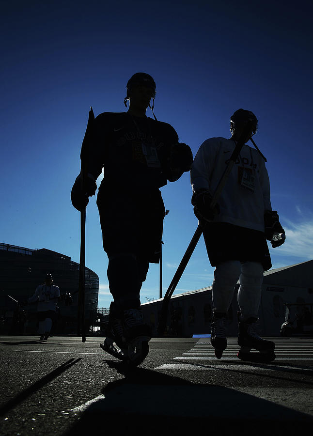 Ice Hockey - Winter Olympics Day 7 Photograph by Bruce Bennett