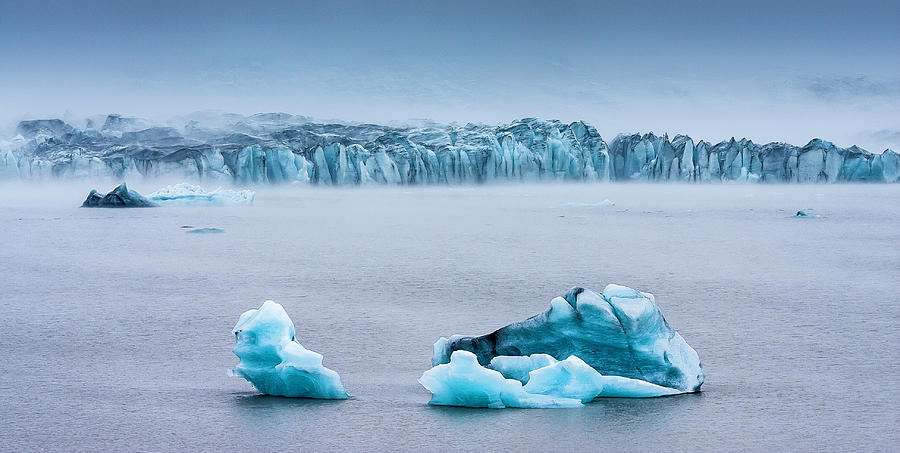 Landscape Photograph - Ice Lagoon by Ingi T. Bjrnsson