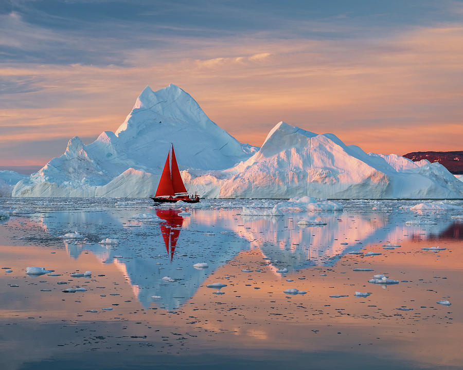 Ice Peaks Photograph by Michael Blanchette