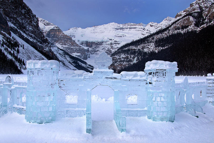 Ice Sculpture Lake Louise Photograph by Mark Duffy