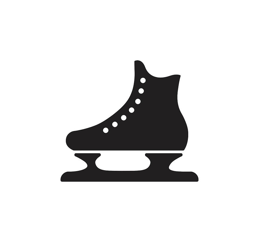 Ice Skate Icon Drawing by CSA Images - Pixels