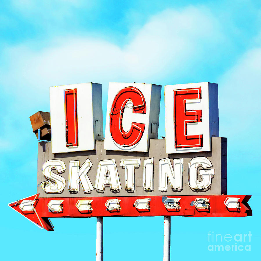 Los Angeles Photograph - Ice Skating by Lenore Locken