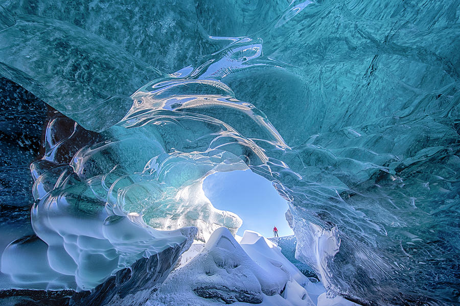 Travel Photograph - Ice Vortex by Michael Blanchette Photography