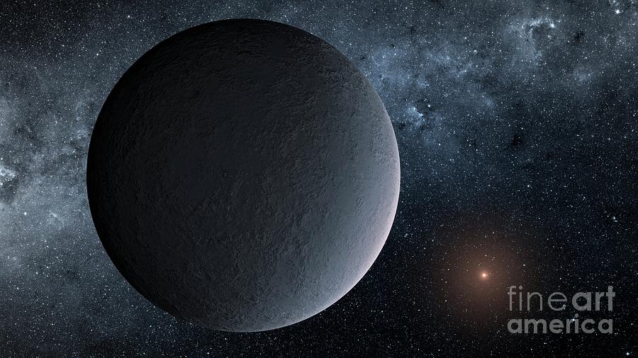 Planet Photograph - Iceball Exoplanet Ogle-2016-blg-1195lb by Nasa/jpl-caltech/science Photo Library Planet Photograph - Iceball Exoplanet Ogle-2016-blg-1195lb by Nasa/jpl-caltech/science Photo Library