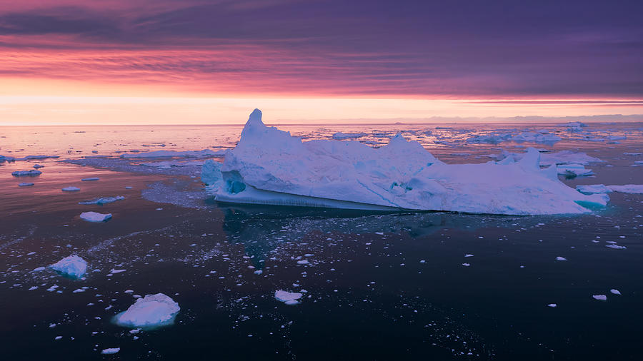 Iceberg Photograph by Haim Rosenfeld