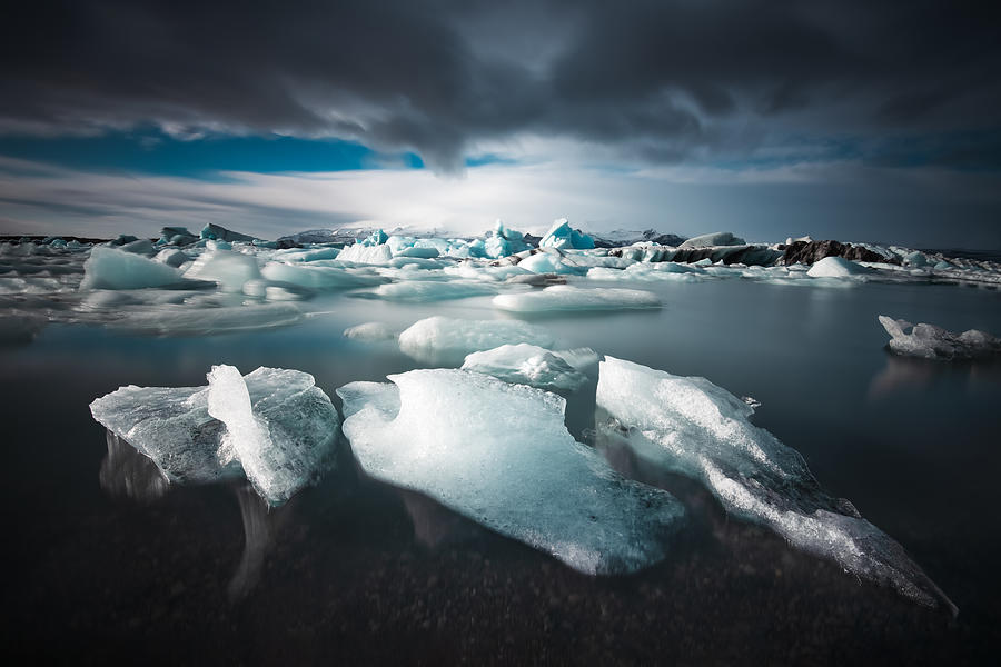 Iceberg Lagoon Photograph by Sunny Ding
