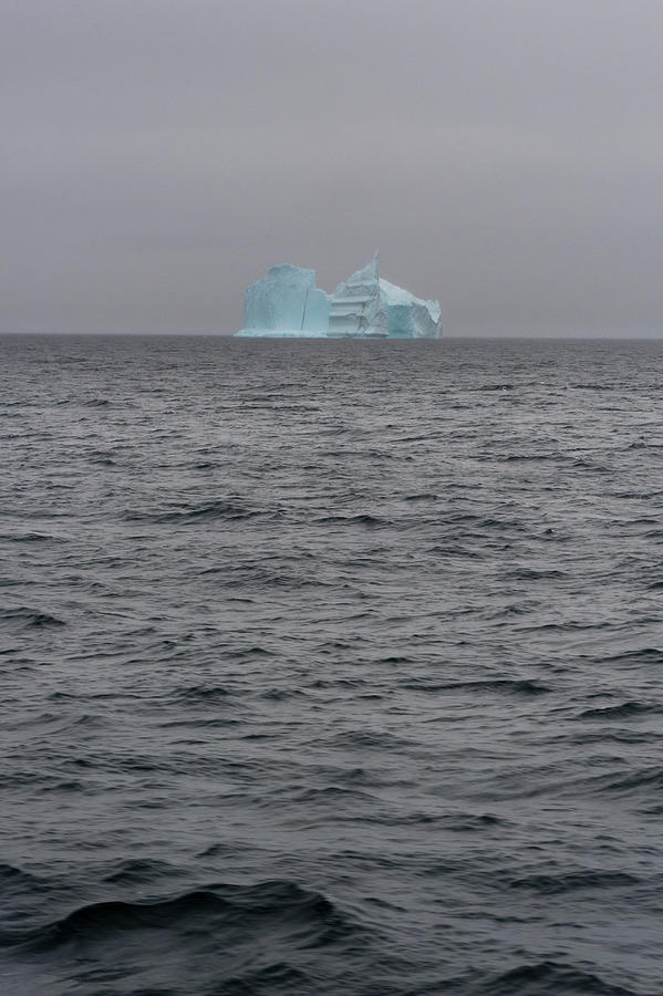 Iceberg On Horizon, Deception Island, Antarctica Digital Art by Delta ...