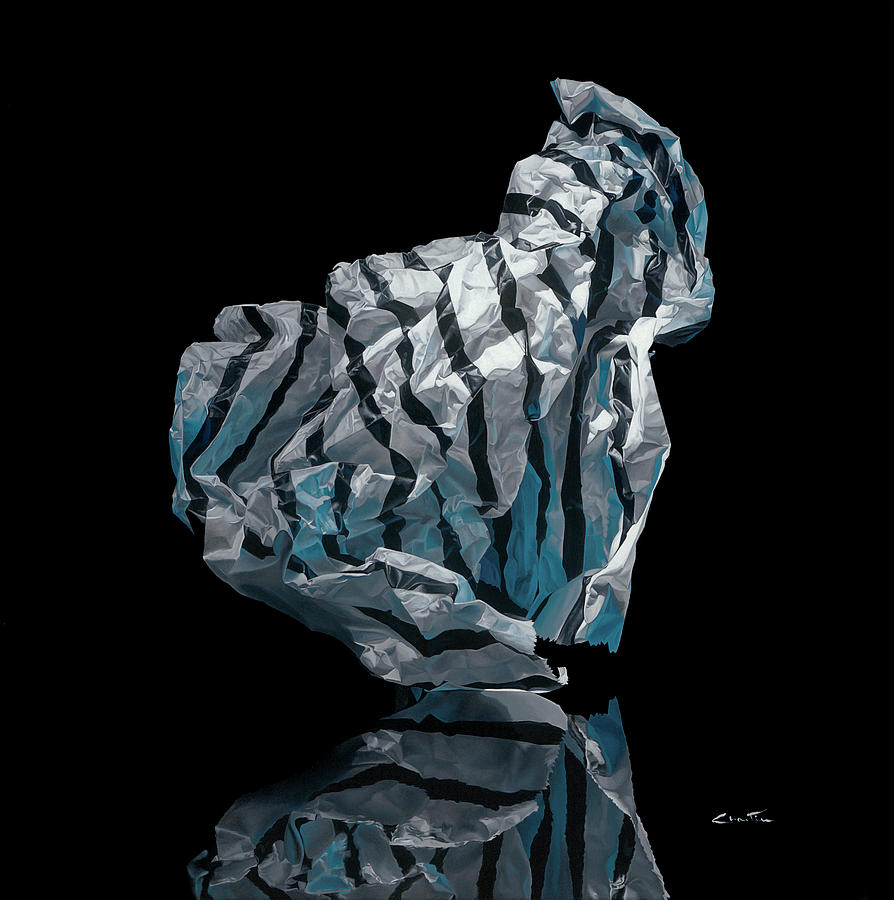 Abstract Painting - Iceberg Vi by Francois Chartier