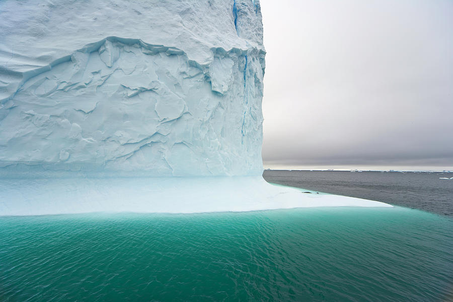 Iceberg With Steep Walls,  Antarctic Photograph by Eastcott Momatiuk