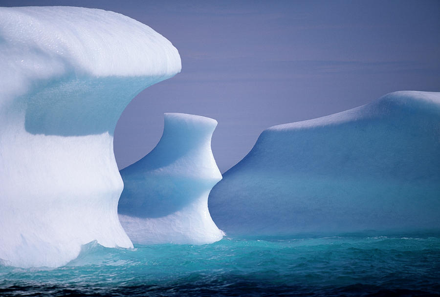 Icebergs, Close-up Photograph by Eastcott Momatiuk