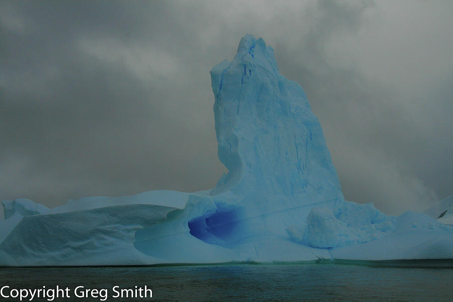 Iceburg near Detaille Island Antarctica Photograph by Greg Smith