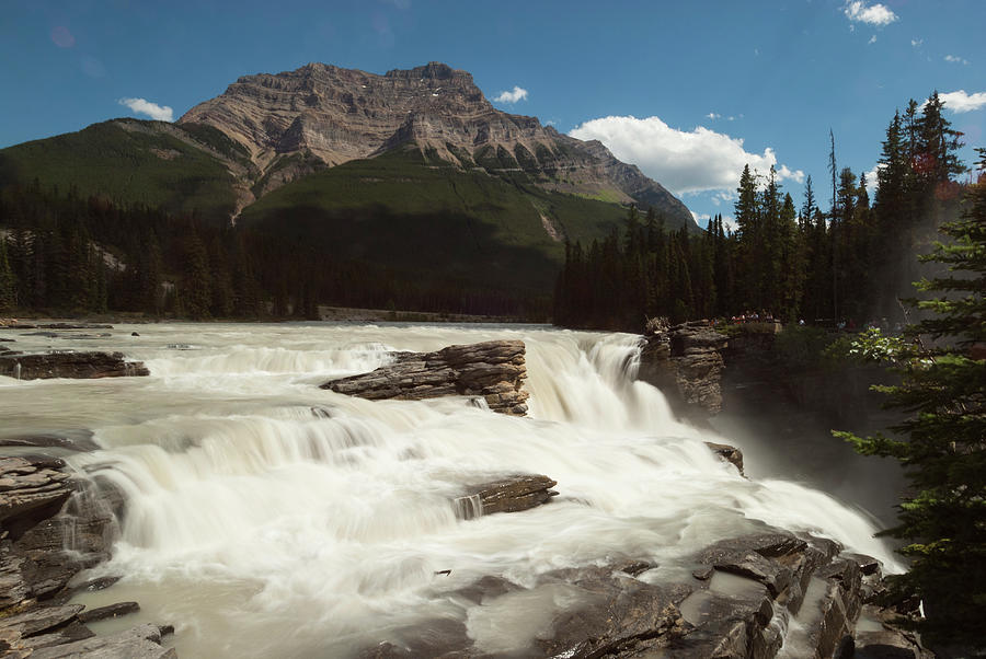 Icefields Parkway, Athabasca Falls Photograph by John Elk Iii