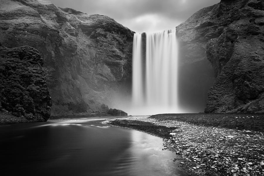 Black And White Photograph - Iceland During Summer Time. Fine Art by Michal Balada