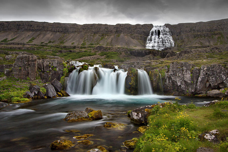 Iceland - Dynjandi Falls Photograph by Jrmgard Sonderer