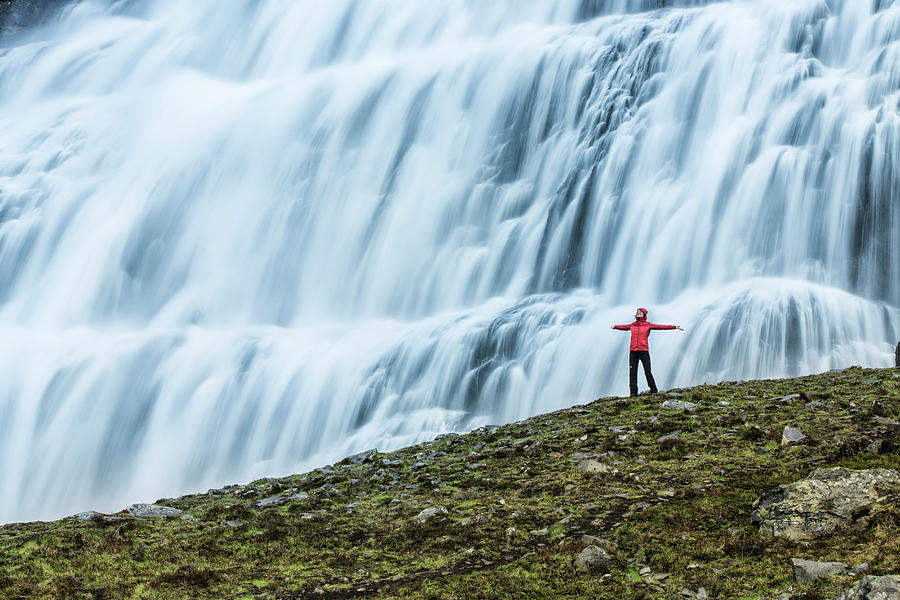Iceland, Dynjandi Waterfall Digital Art by Maurizio Rellini