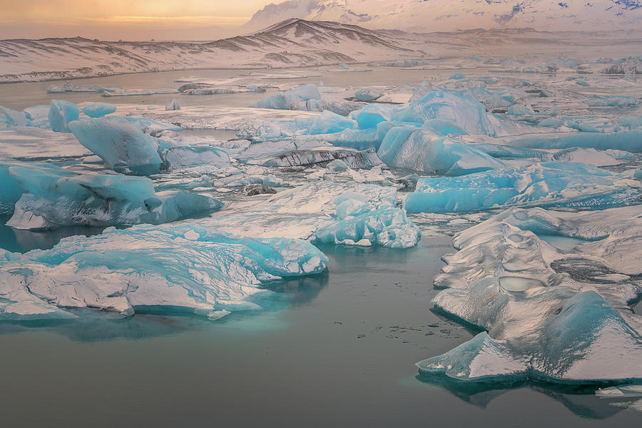 Iceland Glacier Lagoon Photograph by Joan Carroll
