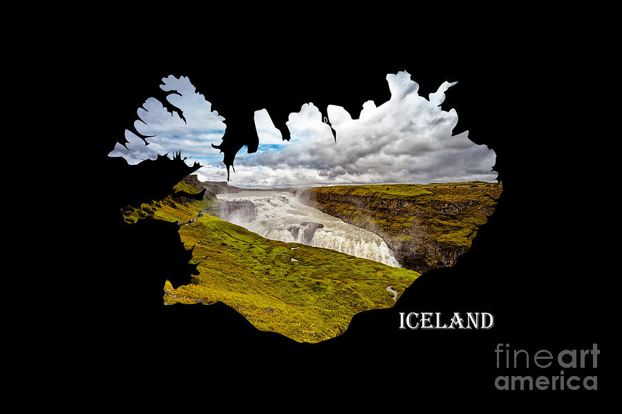 Iceland Gullfoss-1 Photograph by Diane Macdonald