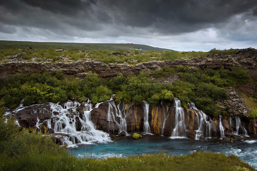Iceland - Hraunfossar Photograph by Jrmgard Sonderer