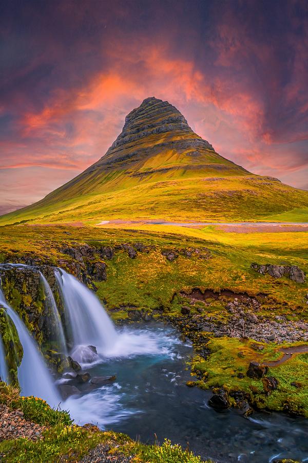 Iceland Kirkjufell Photograph by Alexandra