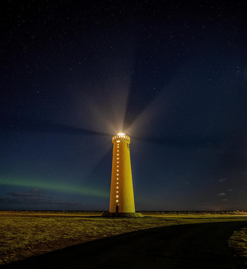 Iceland Lighthouse Photograph by Chris Coenders