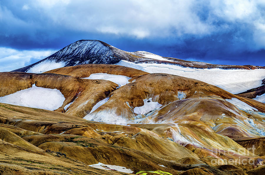 Iceland Volcanic Mountain View Photograph by M G Whittingham