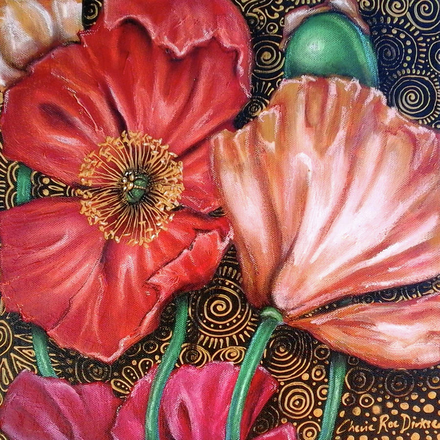 Flower Painting - Iceland Poppies by Cherie Roe Dirksen
