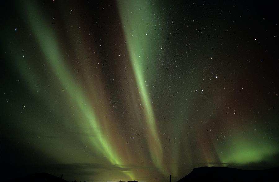Iceland, Reykjanes, Northern Lights Photograph by Martin Rietze