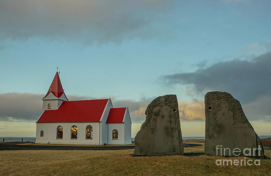 Icelandic Church Photograph by Brian Kamprath