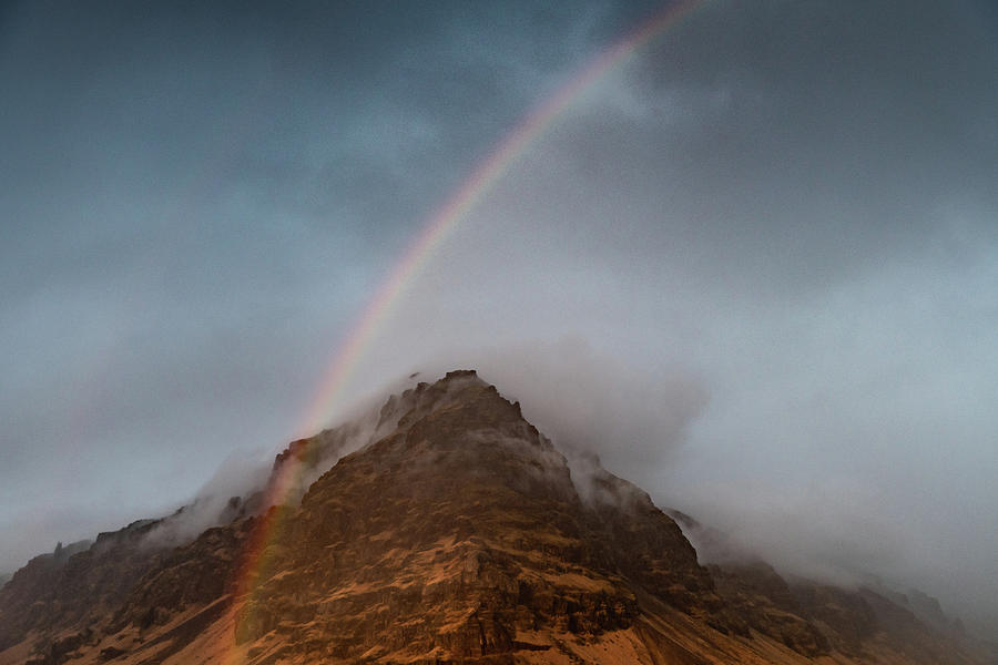 Icelandic Rainbow Photograph by Mark Hunter