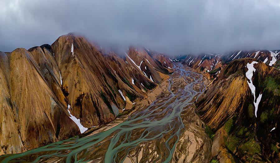 Icelandic River Photograph by James Bian