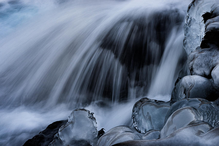 Winter Photograph - Icelandic Stream by Alfred Forns
