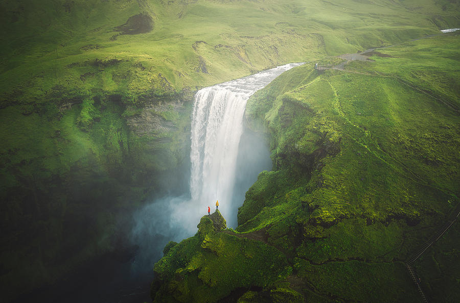 Waterfall Photograph - Icelandic Views by Cuma Cevik